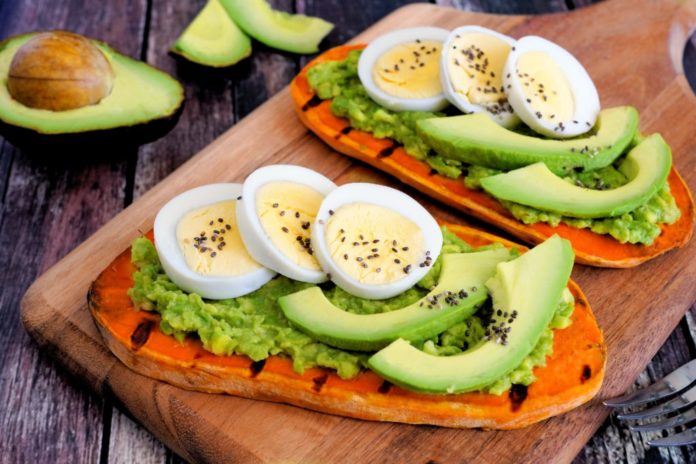 Sweet potato toast. A healthier alternative to bread.