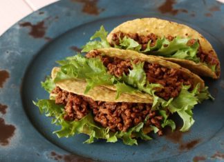 Ground beef. A budget-friendly source of protein.