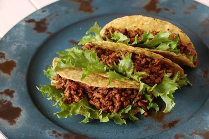 Ground beef. A budget-friendly source of protein.