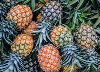 5 ways to tell when a pineapple is ripe.