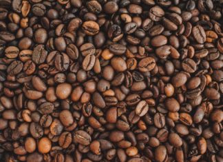 Arabica and Robusta coffee beans