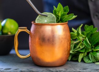 Cocktail with herbs