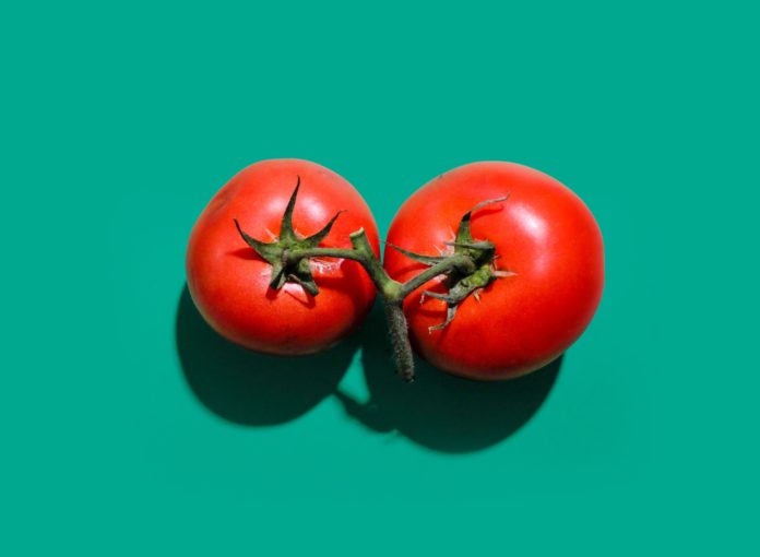 Tomato. Healthy red veggies