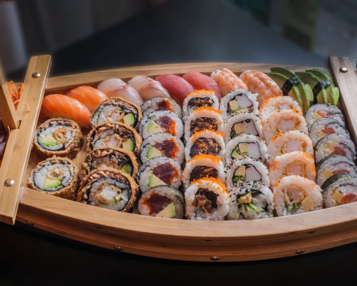 Tons of sushi