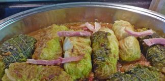 cabbage roll or Golubtsi