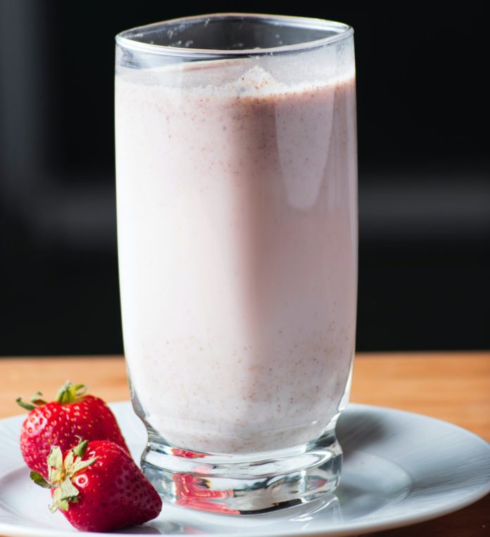 Chocolate strawberry shake