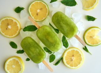 Cucumber popsicles