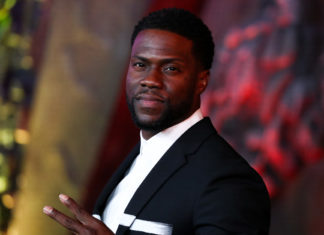 Kevin Hart at the "Jumanji: Welcome to the Jungle" film premiere in 2017