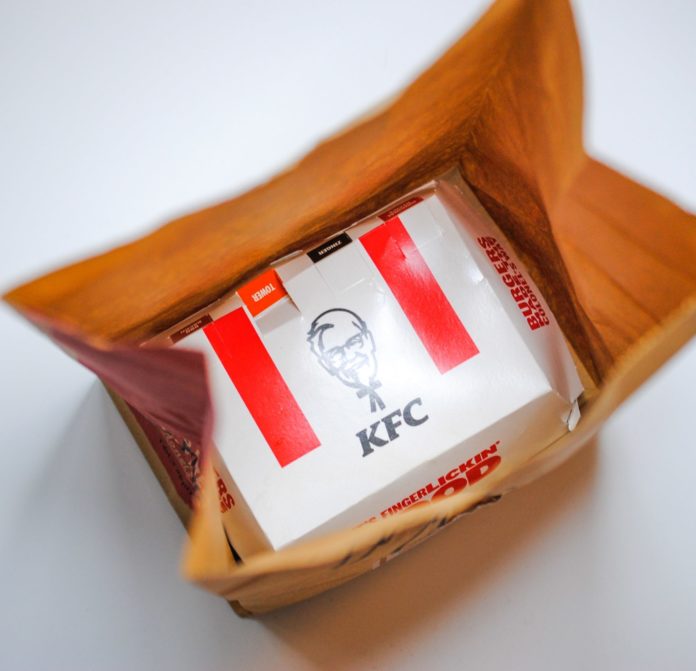 KFC box in a bag