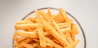 Fries in a bowl