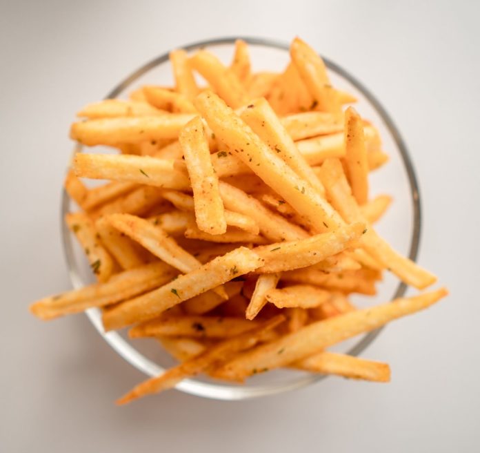 Fries in a bowl