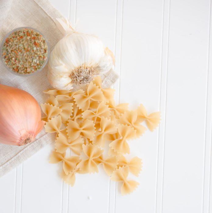 Pasta and garlic