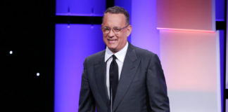 Tom Hanks at the American Cinematheque Awards in 2017