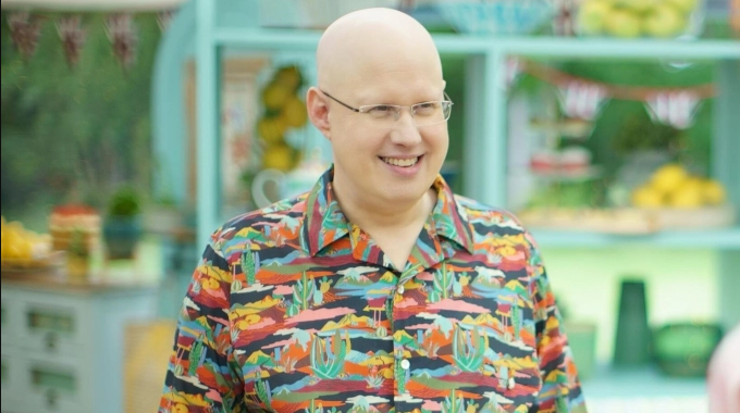 Matt Lucas in "Great British Bake Off"