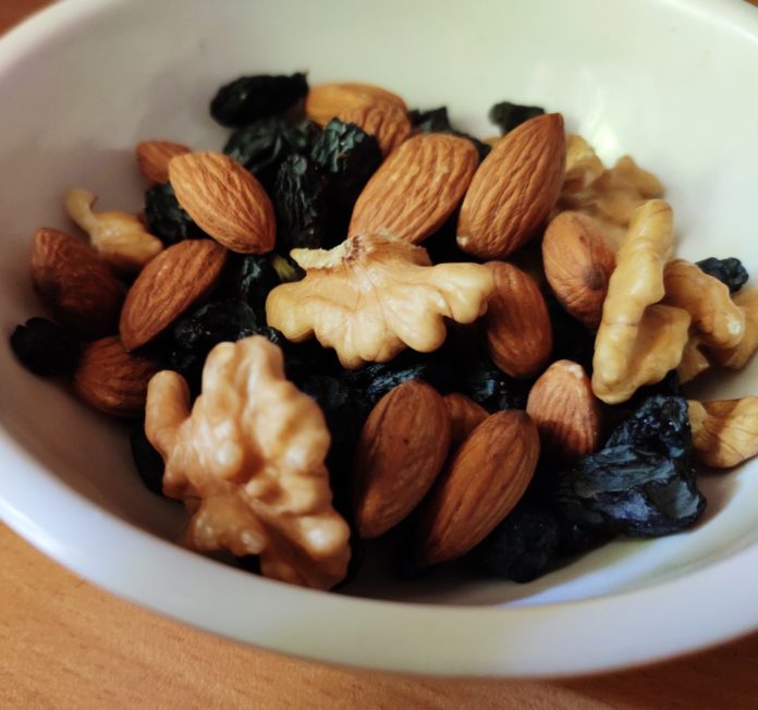 Nuts in a bowl