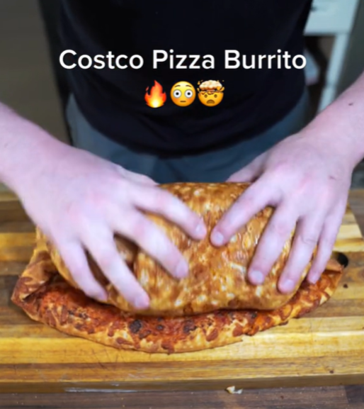 One TikToker Made a Costco Pizza Burrito so You Wouldn’t Have to