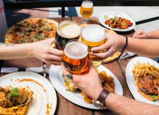 Drinks and food