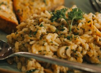 Mushroom risotto