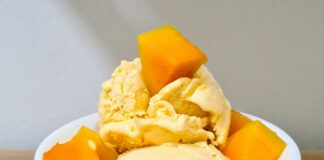 Mango ice cream